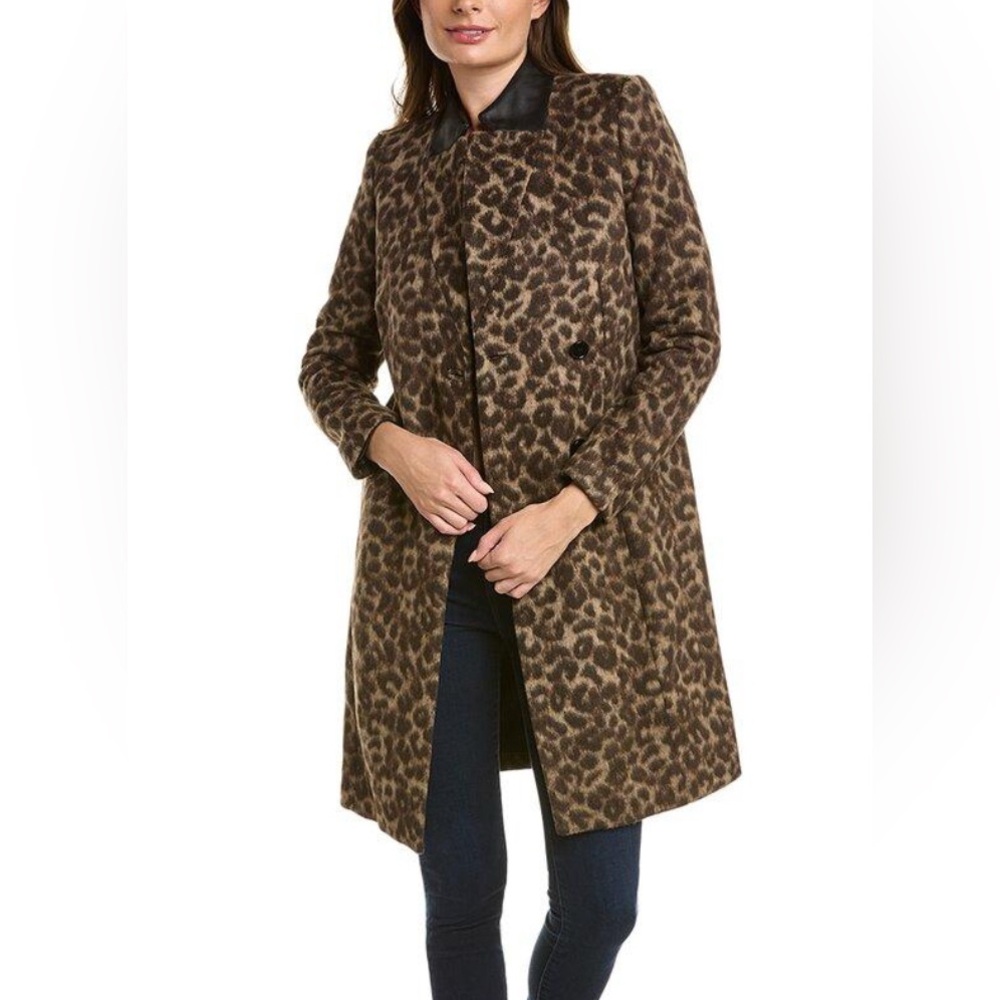 ALLSAINTS ALLSAINTS Sidney Leopard Print Coat